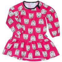 Forest Bear Dress - Pink quality kids boys girls