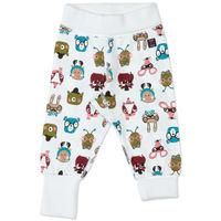 Forest Friends Newborn Baby Trousers - White quality kids boys girls