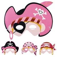 Foam Pink Pirate Mask