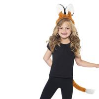 fox kit brown with ears headband tail