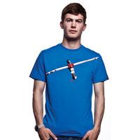 Foosball T-Shirt // Blue 100% cotton