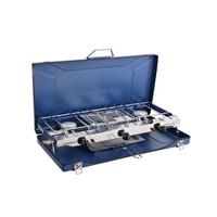 Folding Double Burner and Grill Stove