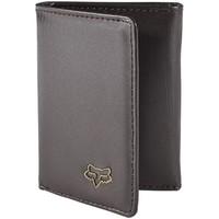 fox leather trifold wallet brown mens purse wallet in brown