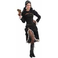 forum womans steampunk renegade costume blackwhite one size