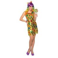 Forum Novelties 79279 Clown Polka Dot Sequin Dress (uk Size 8 - 10)
