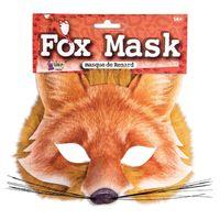 Fox Face Mask Realistic Fur