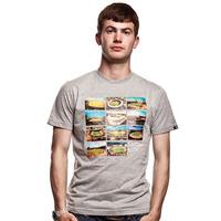 Football Grounds T-Shirt // Grey MÃ?ÂªlÃ?Â©e 100% cotton