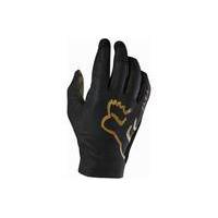 Fox Clothing Flexair Full Finger Glove | Black/Gold - XL