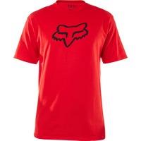 fox legacy fox head ss red tee