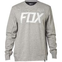 fox casual brawled tech crew grey fleece jacket