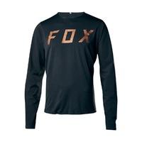 fox attack pro black ls jersey