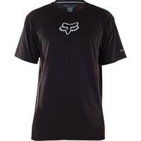 fox tournament ss black tech tee