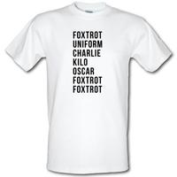 Foxtrot male t-shirt.