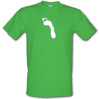 Footprint male t-shirt.