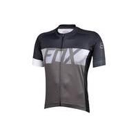 fox clothing ascent short sleeve jersey grey l