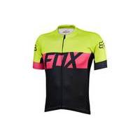 fox clothing ascent short sleeve jersey yellow xxl