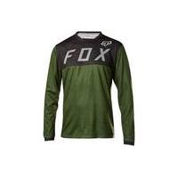 fox clothing indicator long sleeve jersey green s