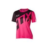 Fox Clothing Women\'s Ripley Short Sleeve Jersey | Black/Pink - L