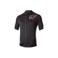 fox clothing ascent pro short sleeve jersey black l