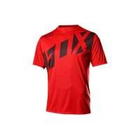 fox clothing ranger short sleeve jersey redblack xl