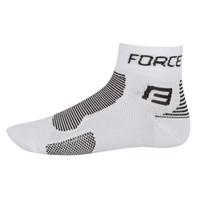 Force Classic Cycling Socks - White / Blue / EU42 / EU47 / L-XL