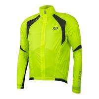 Force X53 Windproof Cycling Jacket - Fluro Yellow / Black / Small