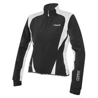 Force X71 Ladies Cycling Jacket - Black / White / Large