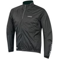 Force X64 Windproof Cycling Jacket - Black / Medium