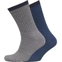 Fox & King Mens Two Pack Boot Socks Grey