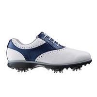 FootJoy Ladies eMerge Golf Shoes - White / Blue UK 4