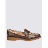Footglove Leather Slip-on Loafers
