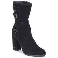 fornarina alek womens low ankle boots in black