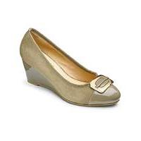 Footflex by Lotus Wedge Shoes EEE Fit