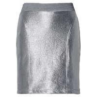 Foil Front Mini Skirt