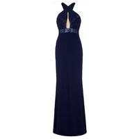 Forever Unique Kendra Navy Maxi Dress