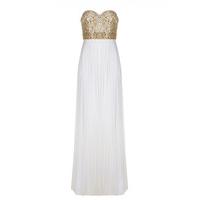 Forever Unique Aretha Ivory Maxi Dress