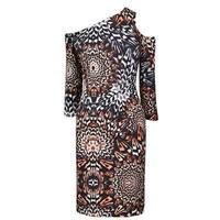 forever unique liz animal print dress