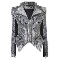 FOREVER UNIQUE Alma Snake Print Jacket