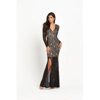 forever unique kelsie lace maxi dress