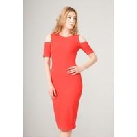 Fontana DESDEMONA_ARANCIO women\'s Dress in red