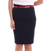 fornarina bir2b85jf95b7 skirt women womens skirt in blue