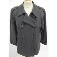 Four Season Khaki Short Trench Coat Size Large