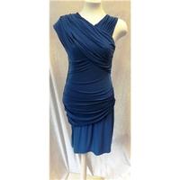 FOND Short Dress Blue - Asymmetrical dress