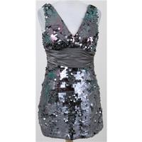 Forever 21: Size M: Grey sequined sleeveless dress