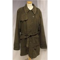 Four Seasons (John Lewis) size L knee length khaki coat