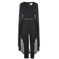 FOREVER UNIQUE Natasha Cape Sleeve Jumpsuit