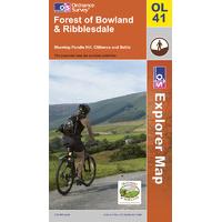 Forest of Bowland & Ribblesdale - OS Explorer Active Map Sheet Number OL41