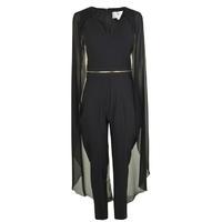 FOREVER UNIQUE Natasha Cape Sleeve Jumpsuit