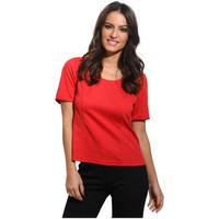 for her paris top ava womens blouse in red