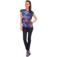 for her paris top eva womens t shirt in blue